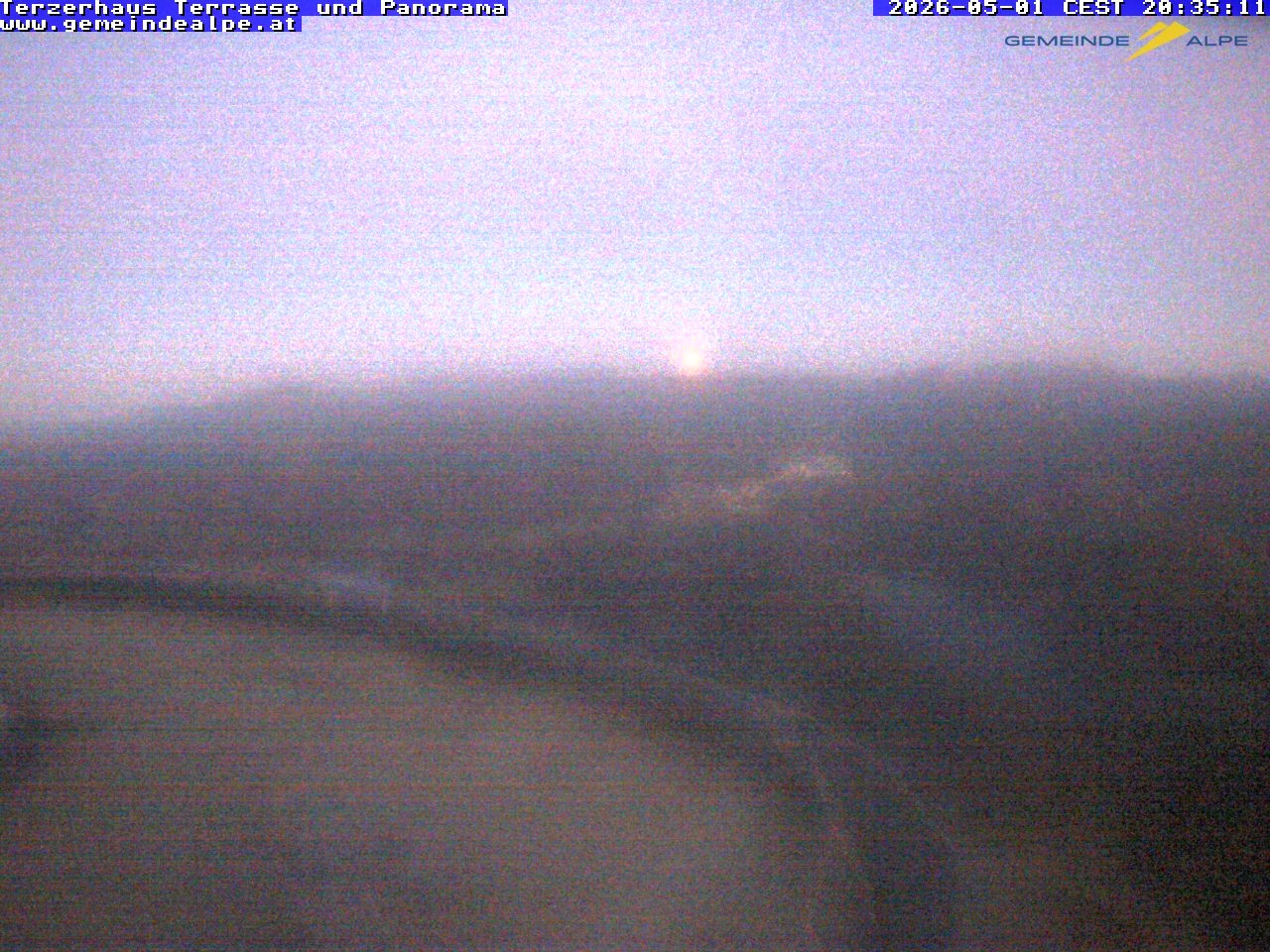 Archiv Foto Webcam Panoramablick Terzerhaus Terrasse Gemeindealpe Mitterbach