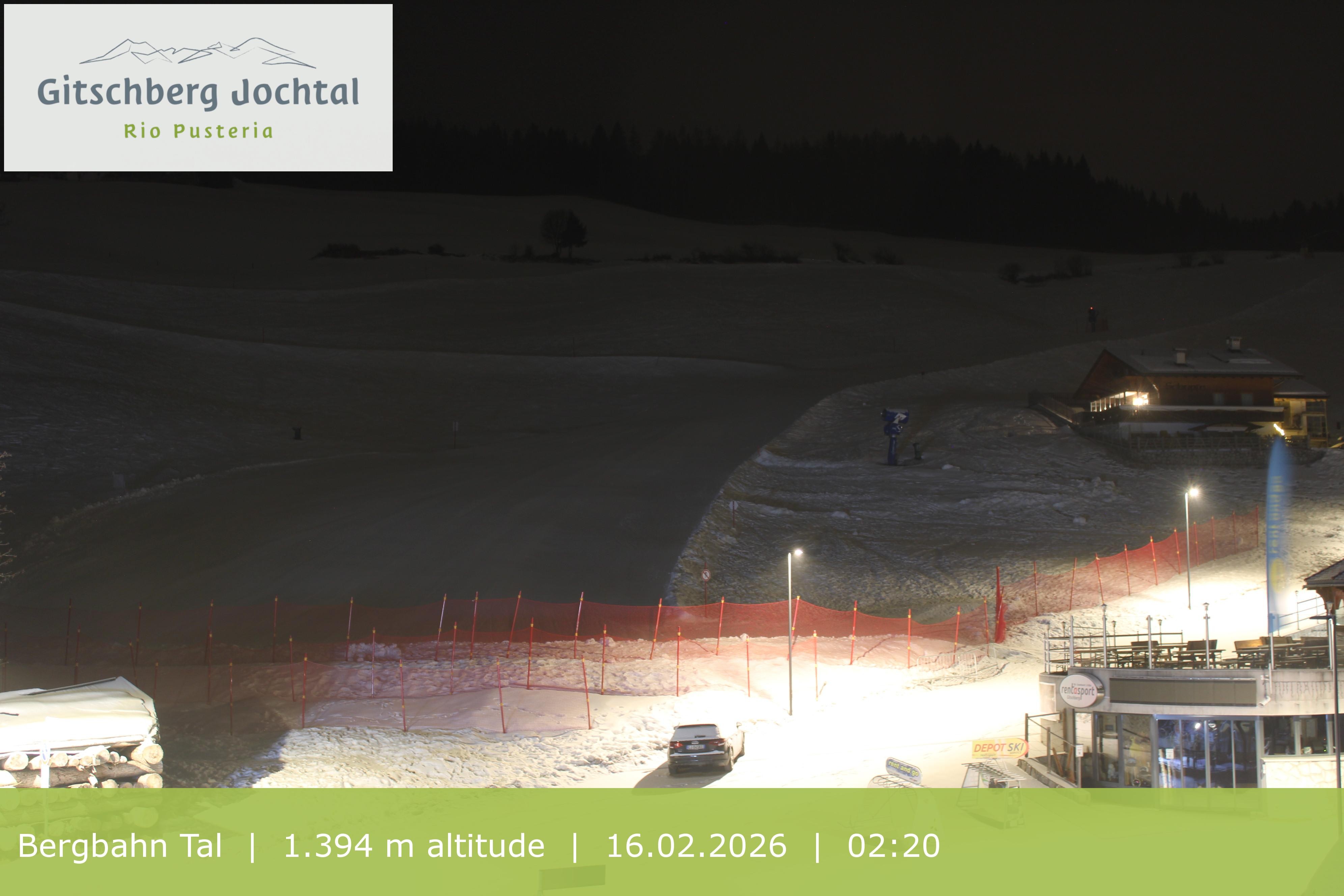 Archiv Foto Webcam Sicht auf die Talstation Meransen in Südtirol