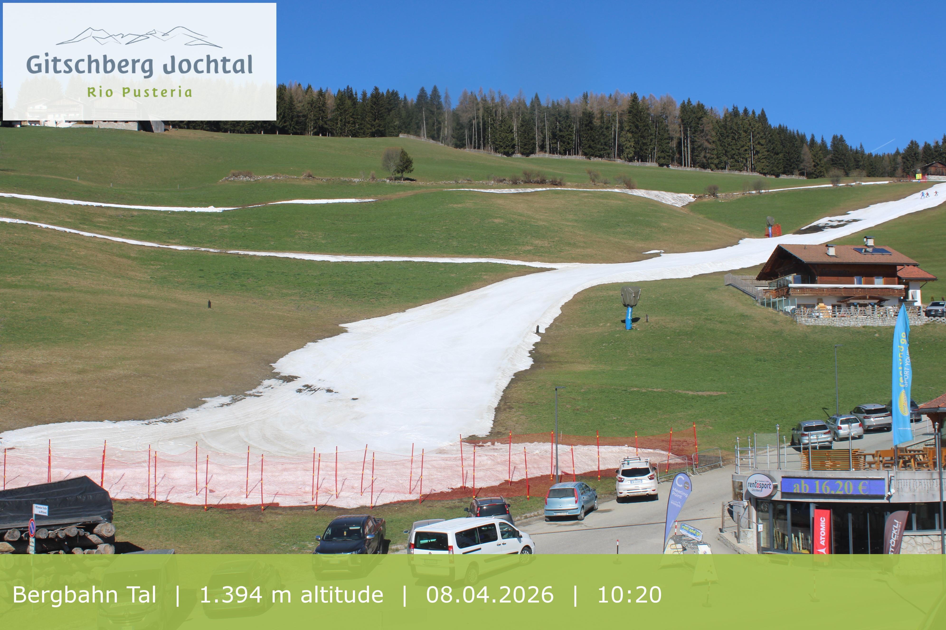 Archived image Webcam View of Base Station Meransen in South Tyrol