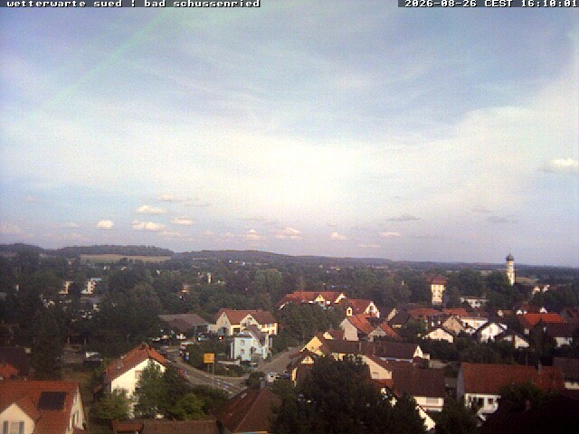 Archived image Webcam Bad Schussenried near Lake Constance
