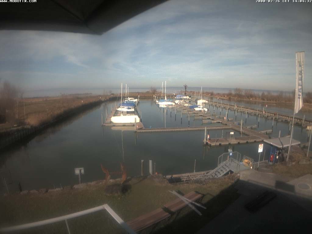 Archived image Webcam Marina Rheinhof Altenrhein at Lake Constance