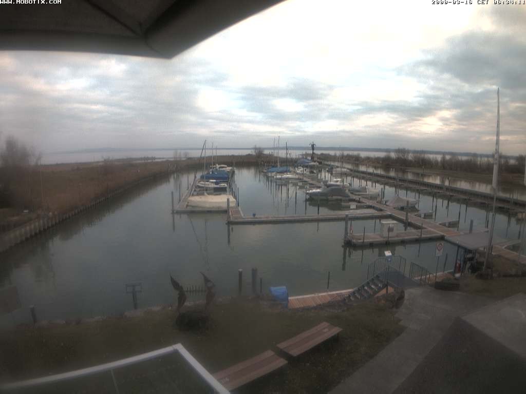 Archived image Webcam Marina Rheinhof Altenrhein at Lake Constance