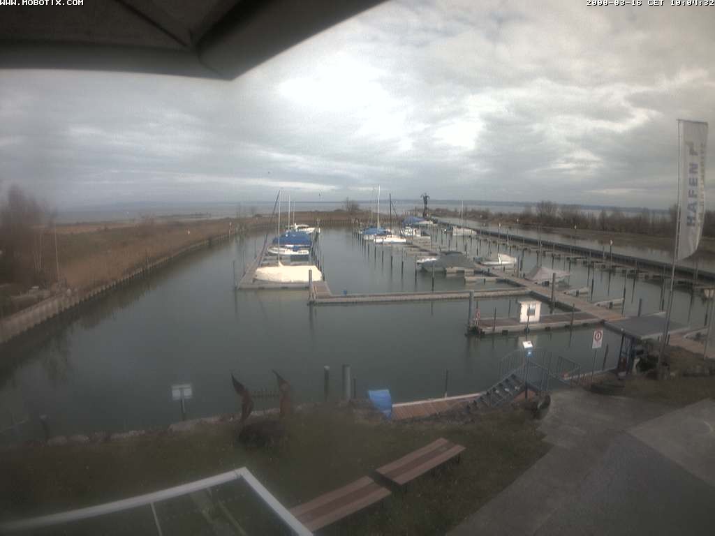 Archived image Webcam Marina Rheinhof Altenrhein at Lake Constance
