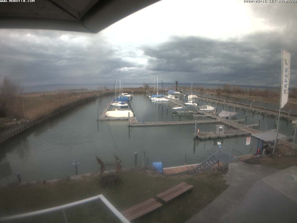 Archived image Webcam Marina Rheinhof Altenrhein at Lake Constance
