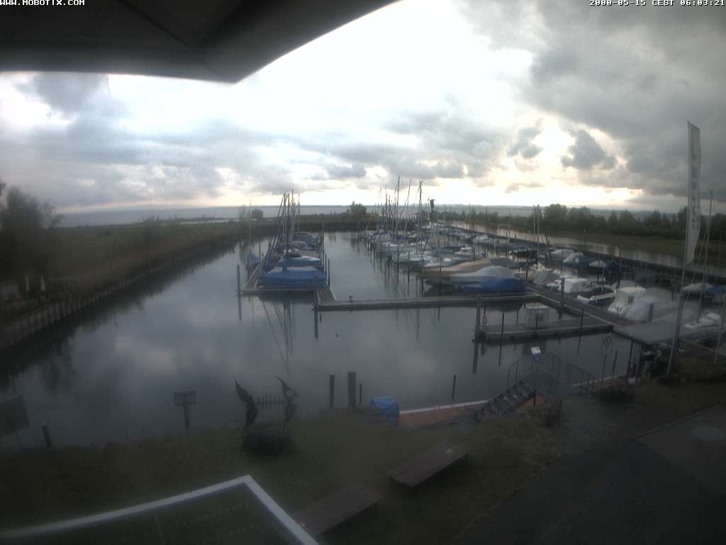 Archived image Webcam Marina Rheinhof Altenrhein at Lake Constance