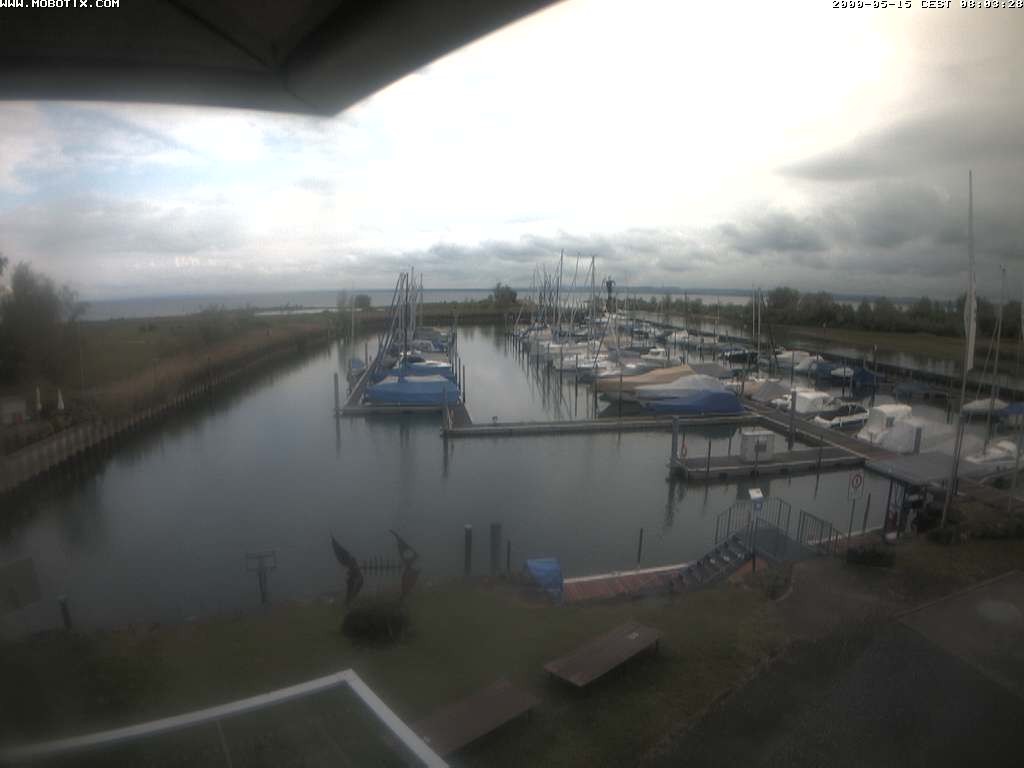 Archived image Webcam Marina Rheinhof Altenrhein at Lake Constance