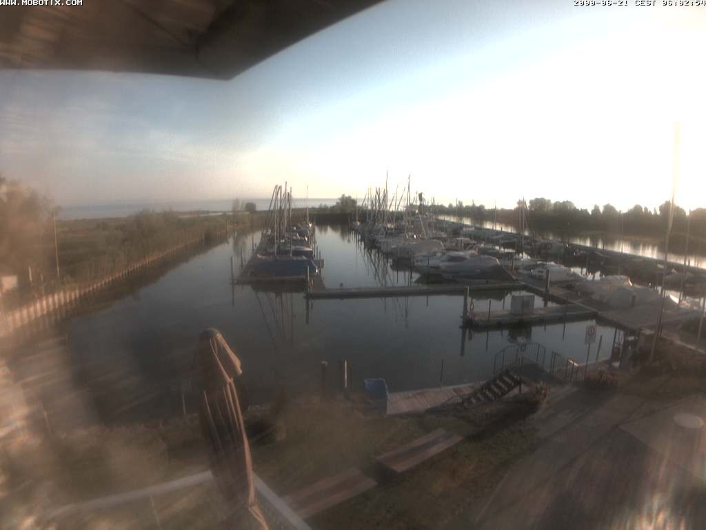 Archived image Webcam Marina Rheinhof Altenrhein at Lake Constance