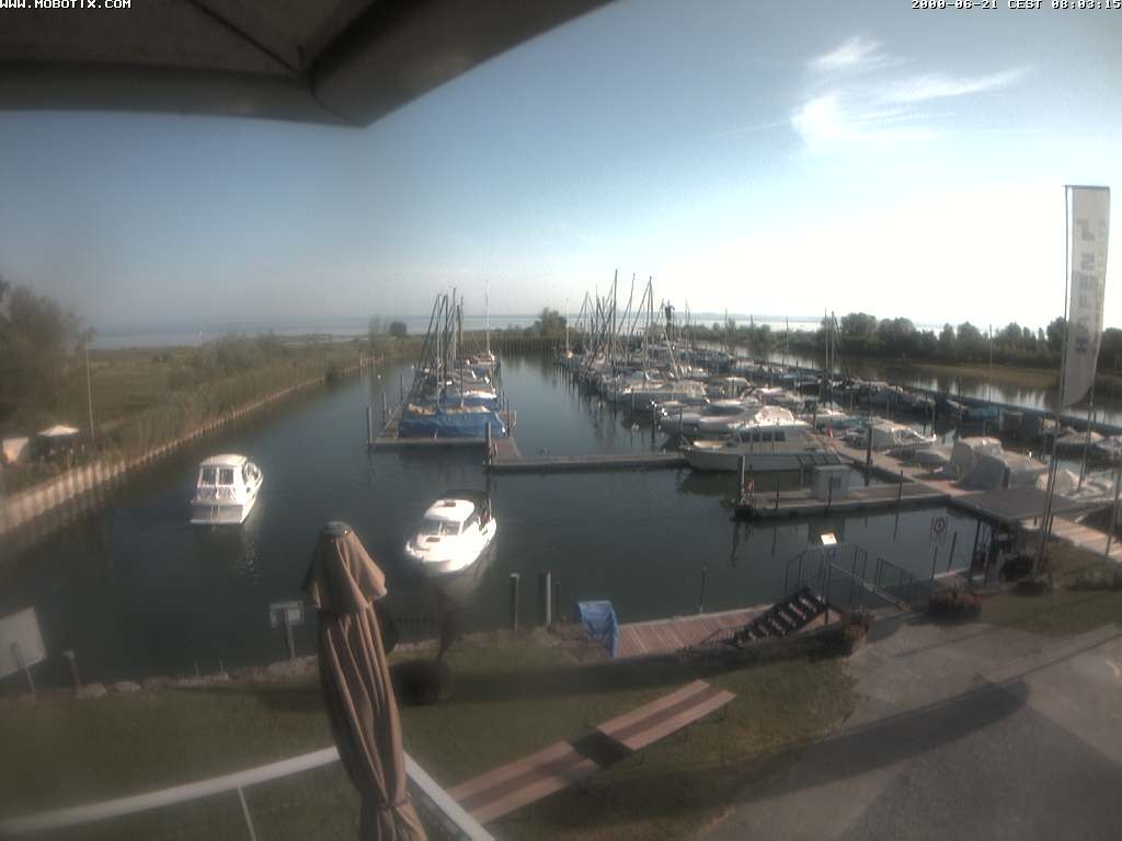 Archived image Webcam Marina Rheinhof Altenrhein at Lake Constance