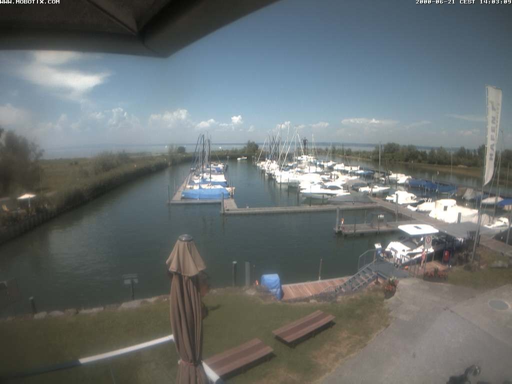 Archived image Webcam Marina Rheinhof Altenrhein at Lake Constance