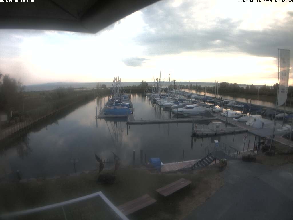 Archived image Webcam Marina Rheinhof Altenrhein at Lake Constance