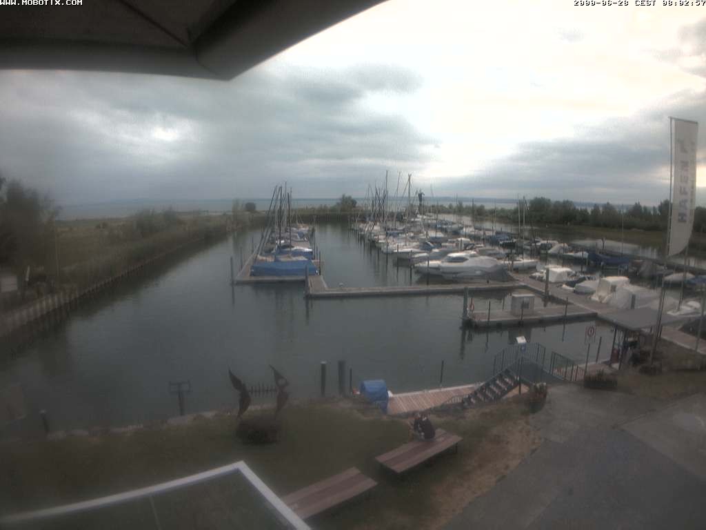 Archived image Webcam Marina Rheinhof Altenrhein at Lake Constance