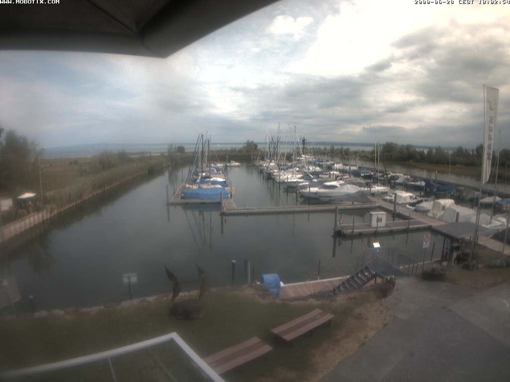 Archived image Webcam Marina Rheinhof Altenrhein at Lake Constance