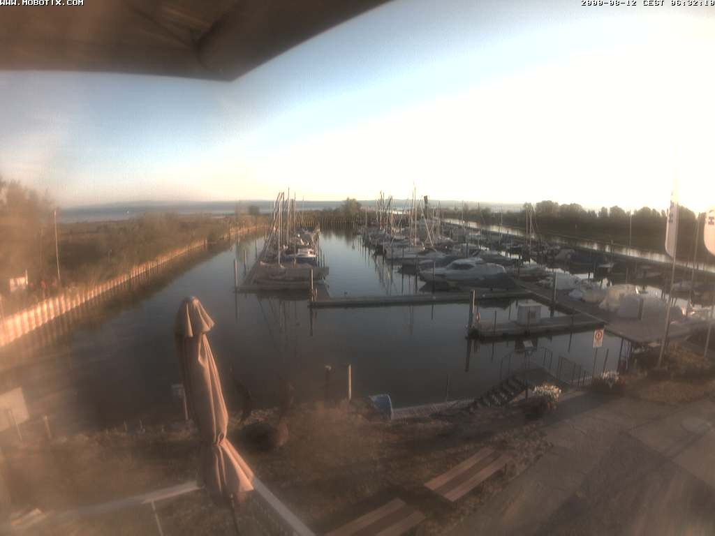 Archived image Webcam Marina Rheinhof Altenrhein at Lake Constance