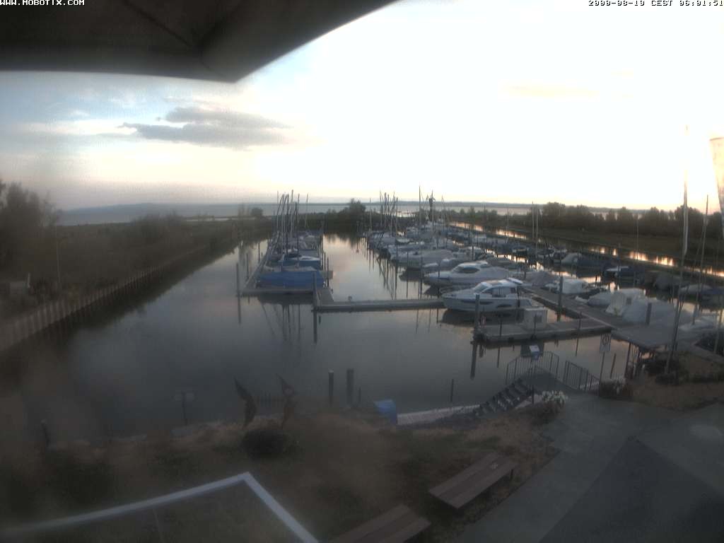 Archived image Webcam Marina Rheinhof Altenrhein at Lake Constance