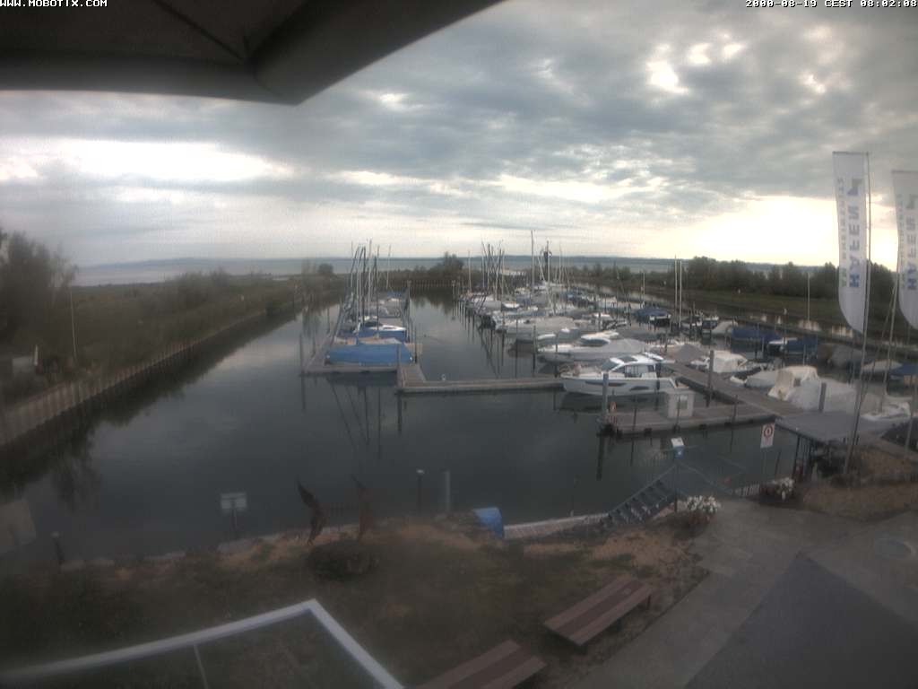 Archived image Webcam Marina Rheinhof Altenrhein at Lake Constance