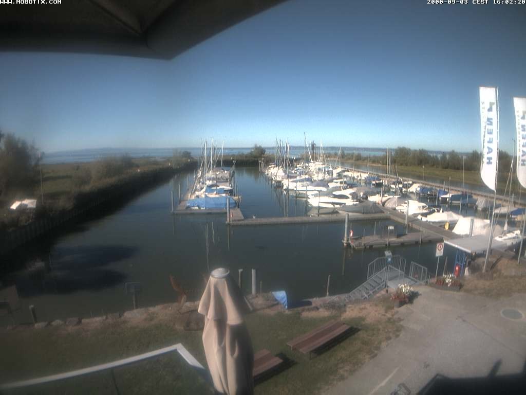 Archived image Webcam Marina Rheinhof Altenrhein at Lake Constance