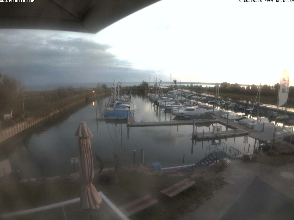 Archived image Webcam Marina Rheinhof Altenrhein at Lake Constance
