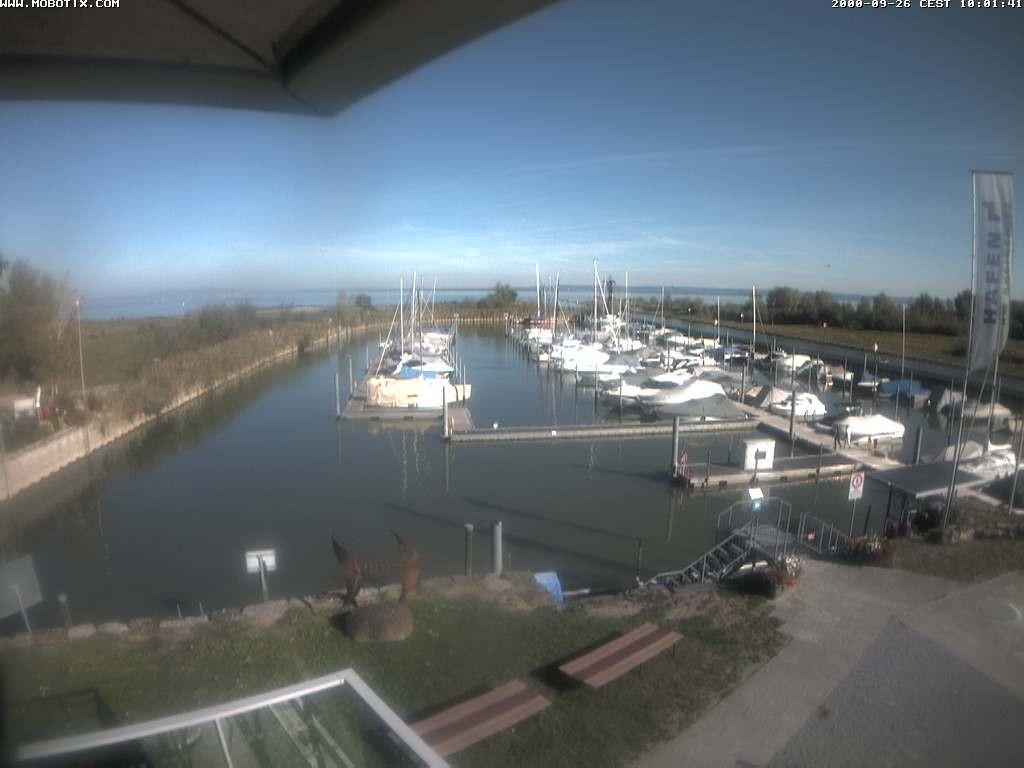 Archived image Webcam Marina Rheinhof Altenrhein at Lake Constance