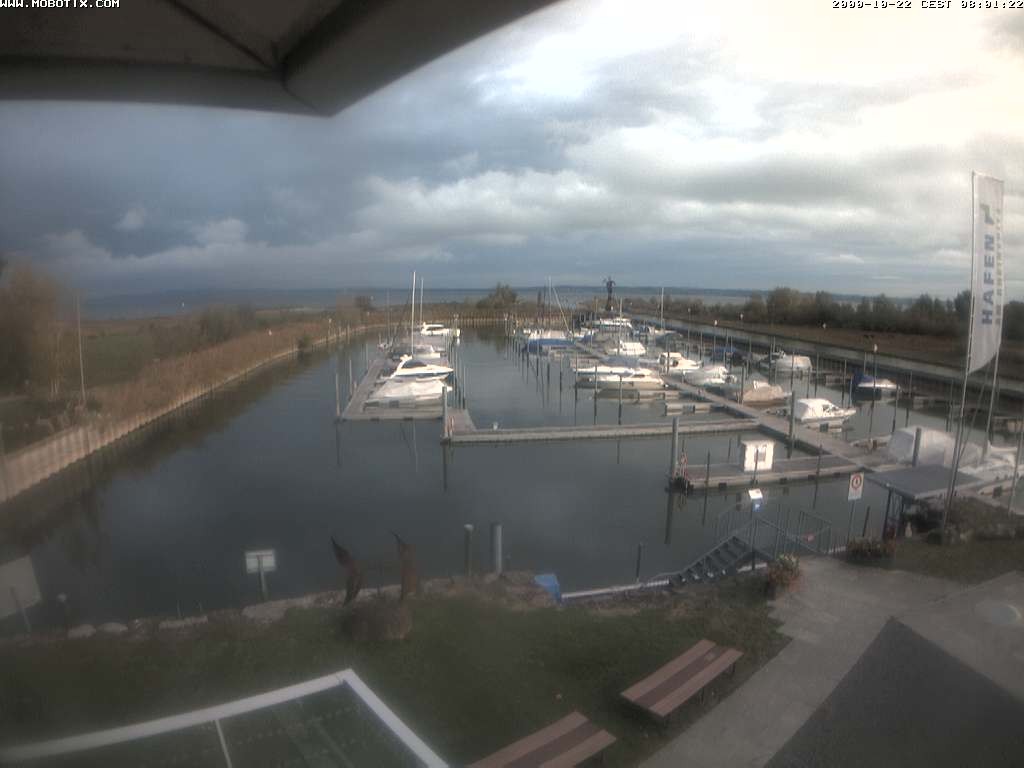 Archived image Webcam Marina Rheinhof Altenrhein at Lake Constance