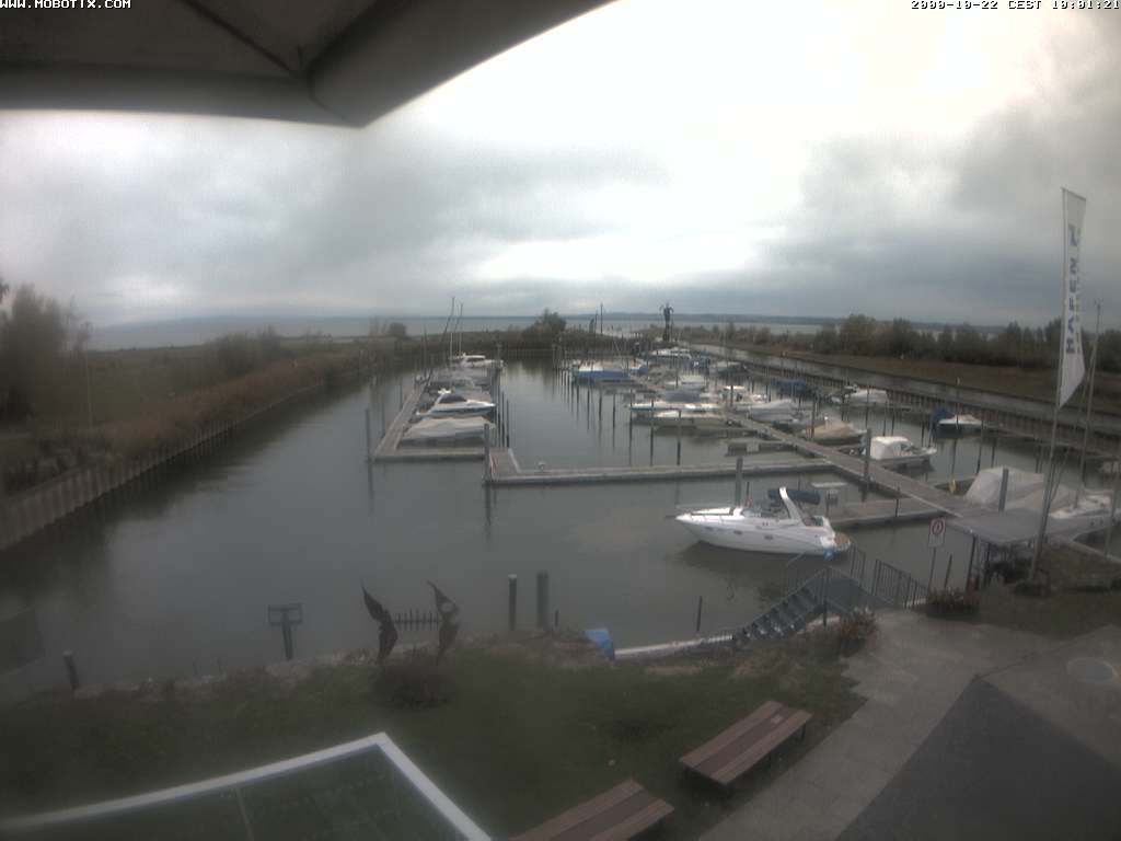 Archived image Webcam Marina Rheinhof Altenrhein at Lake Constance