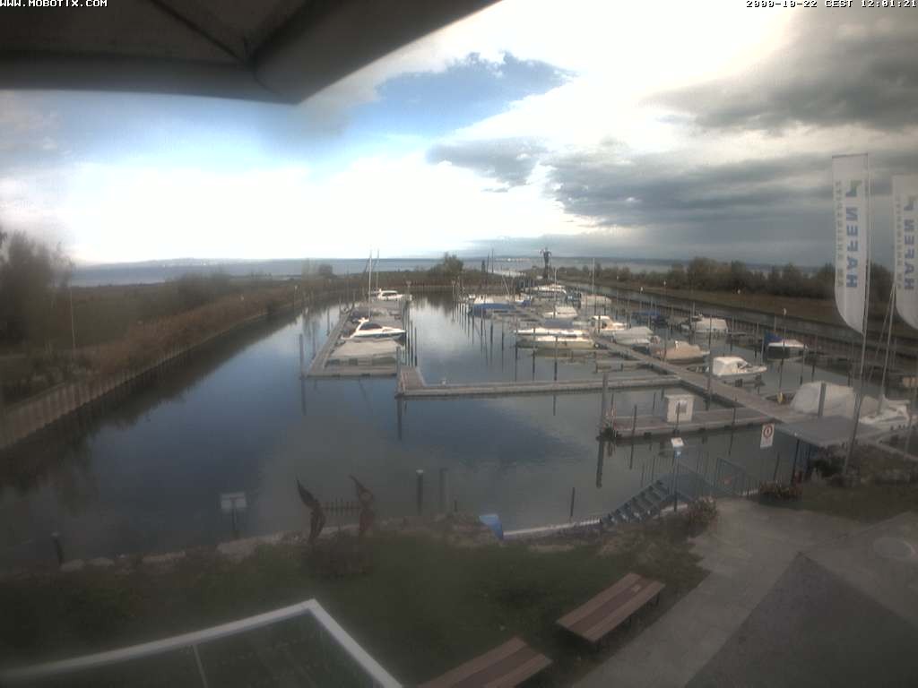 Archived image Webcam Marina Rheinhof Altenrhein at Lake Constance