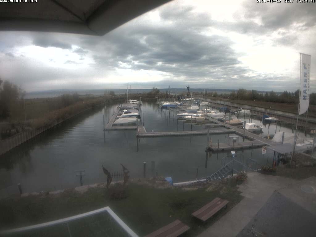 Archived image Webcam Marina Rheinhof Altenrhein at Lake Constance