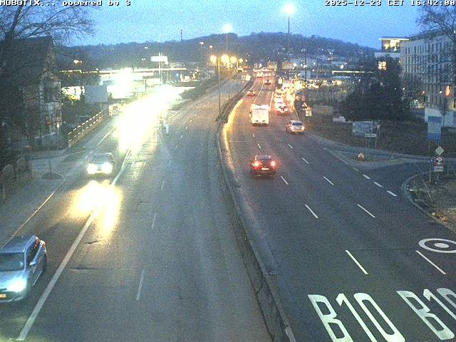 Archiv Foto Webcam B10 bei Ulm