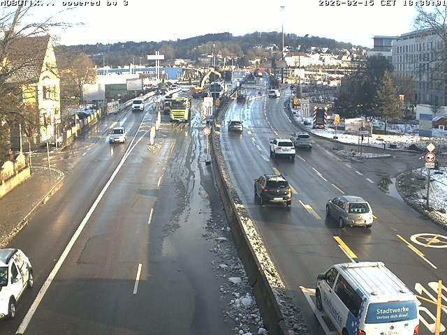 Archiv Foto Webcam B10 bei Ulm