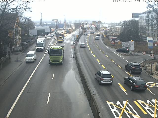 Archiv Foto Webcam B10 bei Ulm