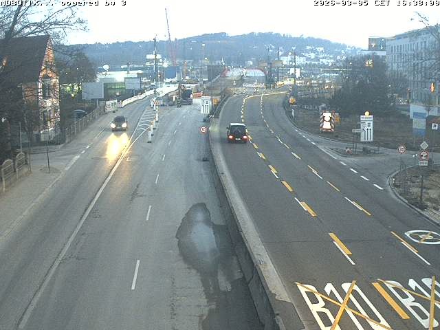 Archiv Foto Webcam B10 bei Ulm