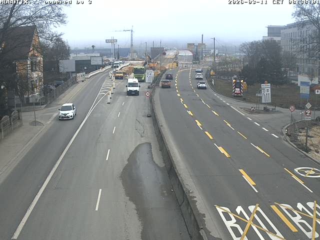 Archiv Foto Webcam B10 bei Ulm