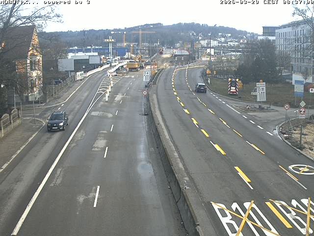 Archiv Foto Webcam B10 bei Ulm