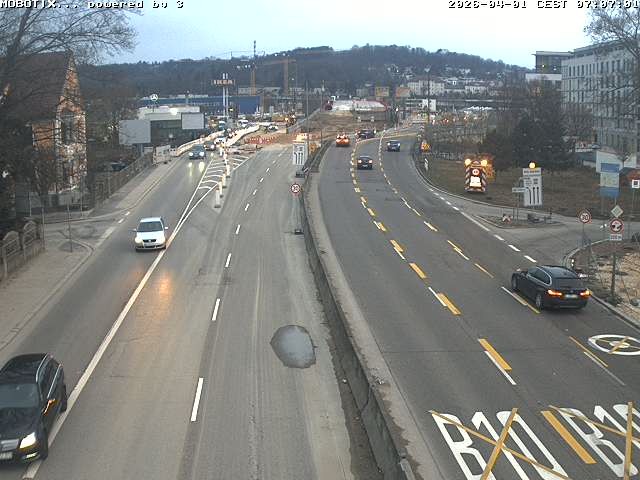 Archiv Foto Webcam B10 bei Ulm