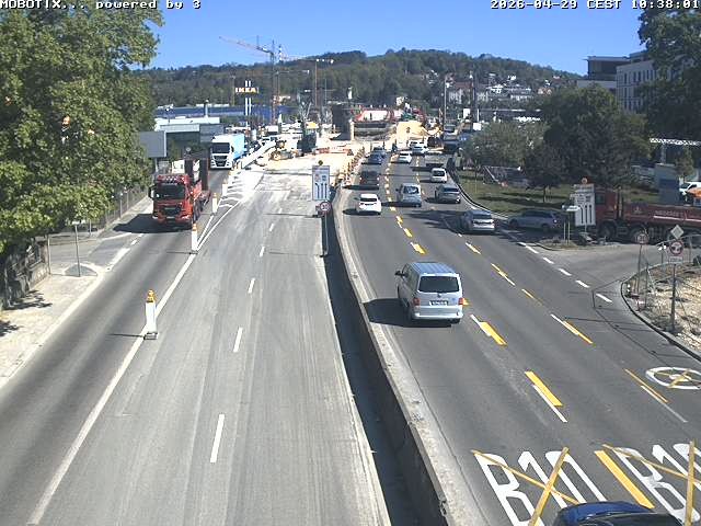 Archiv Foto Webcam B10 bei Ulm