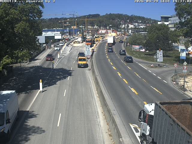 Archiv Foto Webcam B10 bei Ulm