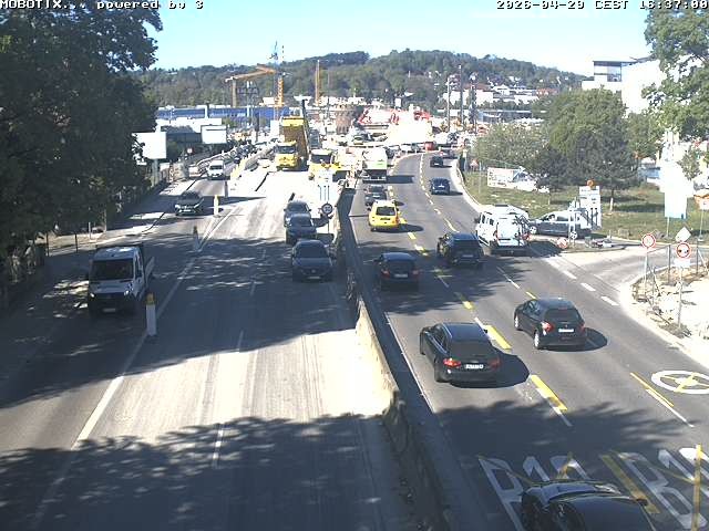 Archiv Foto Webcam B10 bei Ulm