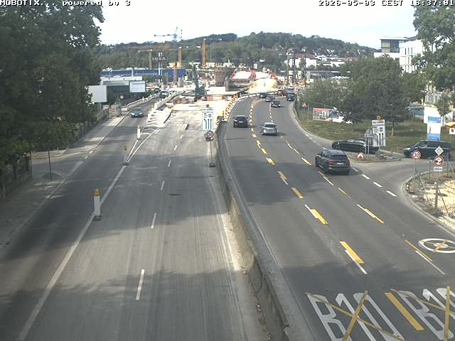 Archiv Foto Webcam B10 bei Ulm