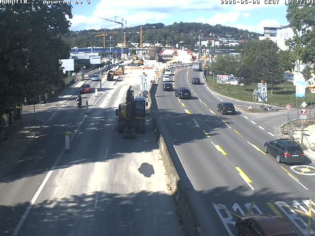 Archiv Foto Webcam B10 bei Ulm