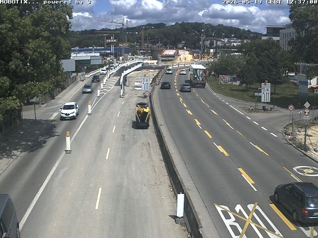 Archiv Foto Webcam B10 bei Ulm