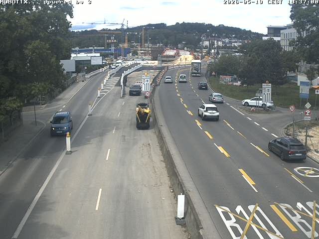 Archiv Foto Webcam B10 bei Ulm