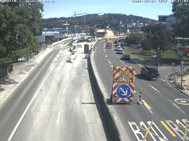 Archiv Foto Webcam B10 bei Ulm