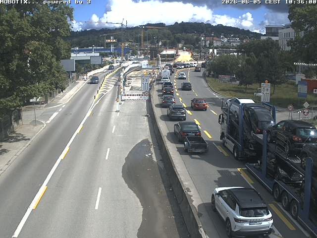 Archiv Foto Webcam B10 bei Ulm
