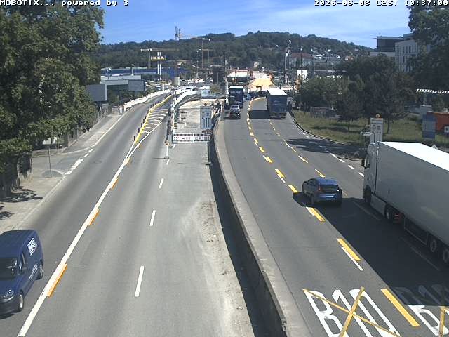 Archiv Foto Webcam B10 bei Ulm