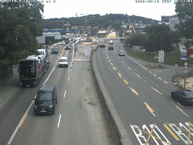 Archiv Foto Webcam B10 bei Ulm