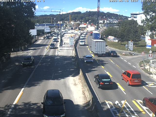 Archiv Foto Webcam B10 bei Ulm