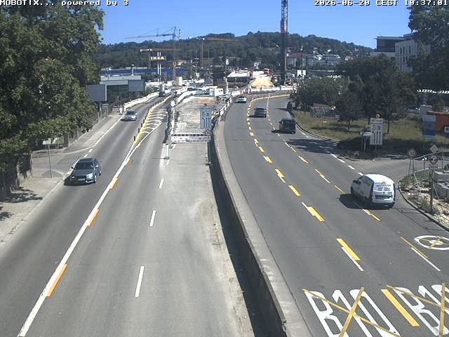 Archiv Foto Webcam B10 bei Ulm