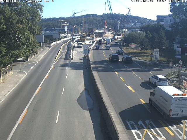 Archiv Foto Webcam B10 bei Ulm