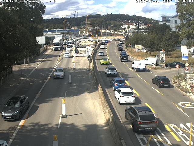 Archiv Foto Webcam B10 bei Ulm