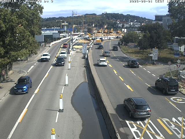 Archiv Foto Webcam B10 bei Ulm