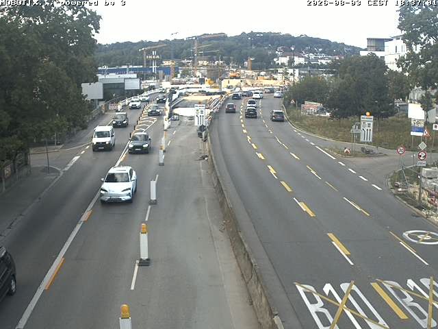 Archiv Foto Webcam B10 bei Ulm